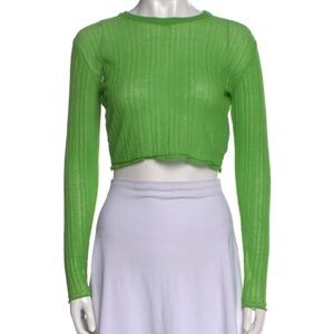 Paloma Wool Green Long Sleeve Women's Top
